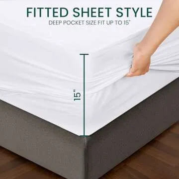 Premium Waterproof Mattress Protector for Twin Size Mattresses