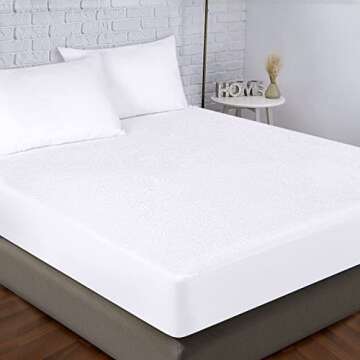 Premium Waterproof Mattress Protector for Twin Size Mattresses