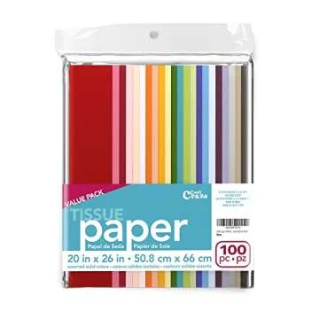 Craft Craze 100 Sheets Premium Tissue Paper Value Pack