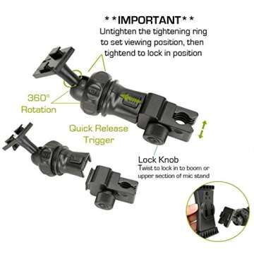 Multipurpose Tablet Mount for Mic Stands - Easy to Install
