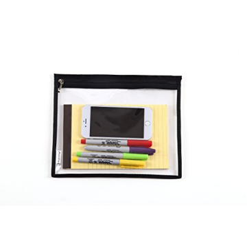 Augbunny Water Resistant Clear PVC Organizer Pouch 6-pack