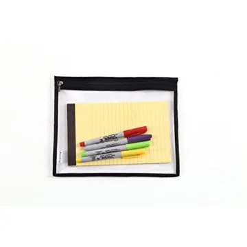 Augbunny Water Resistant Clear PVC Organizer Pouch 6-pack