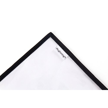 Augbunny Water Resistant Clear PVC Organizer Pouch 6-pack