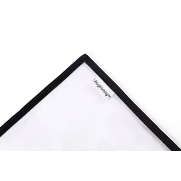 Augbunny Water Resistant Clear PVC Organizer Pouch 6-pack