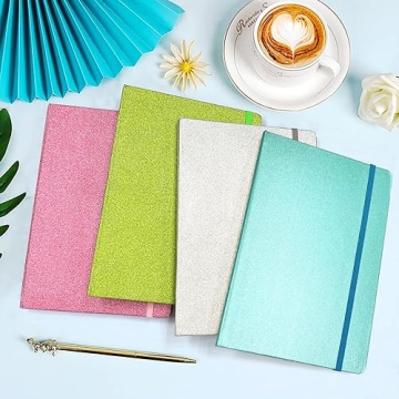 Pink Glitter Notebook - Sparkle Journal for Note-Taking