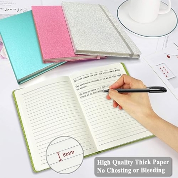 Pink Glitter Notebook - Sparkle Journal for Note-Taking