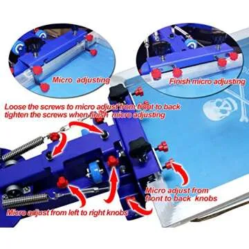 3-1 Color Floor Type Screen Printing Kit Micro-registration Rotating Press with 110V Dryer Exposure Unit Material Supply For Starter