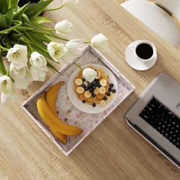 Luxury Handmade PEMAR Mother of Pearl Serving Tray