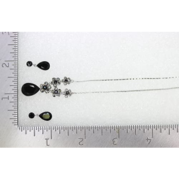 Elegant Rhinestone Floral Jewelry Set for Women