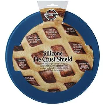Norpro Silicone Pie Crust Shield for Perfect Pies