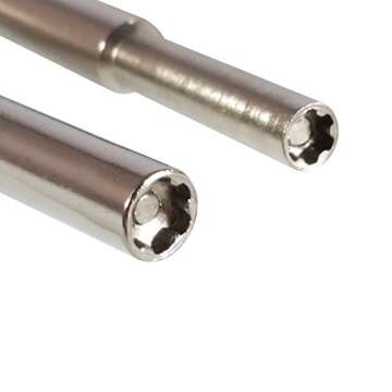 ATLIN Gamebit Screwdriver Set 4.5mm and 3.8mm Security Bits for Opening Nintendo, Sega Consoles and ...