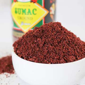 Ziyad Shaker Premium Sumac Spice Blend, Flavorful Spices, No Additives, No Preservatives, No Salt, No MSG, 5.5 oz