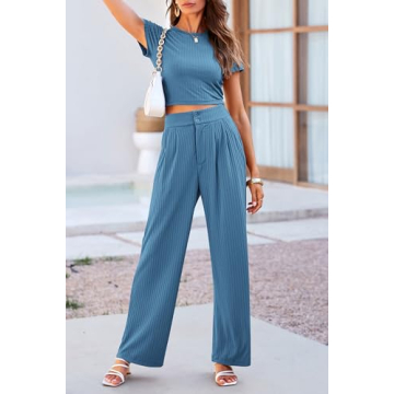 PRETTYGARDEN Women's Summer Knit 2 Piece Outfit for Style