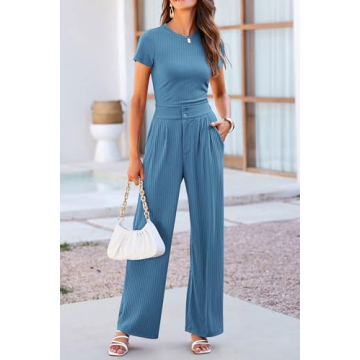 PRETTYGARDEN Women's Summer Knit 2 Piece Outfit for Style