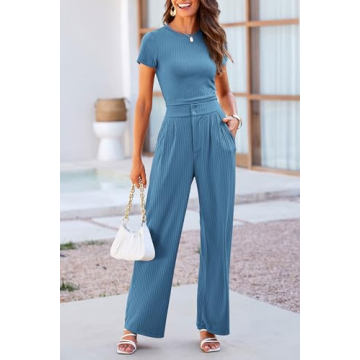 PRETTYGARDEN Women's Summer Knit 2 Piece Outfit for Style