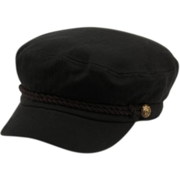 Stylish EPOCH Men's Summer Cotton Greek Fisherman Cap - Black, One Size