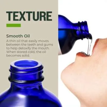 PurO3 Ozonated Oil Pulling Solution - Organic, Ozonated Coconut Oil Pulling for Teeth and Gums - Ozone Infused Oil Pulling Solution - Non-Toxic Teeth & Gum Pulling Oil with Peppermint, 8 oz