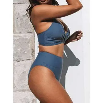 Stylish CUPSHE Women's High Waisted Bikini Set