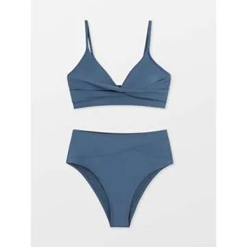 Stylish CUPSHE Women's High Waisted Bikini Set