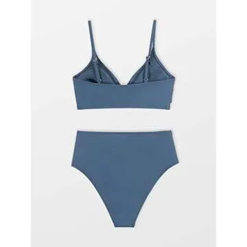Stylish CUPSHE Women's High Waisted Bikini Set