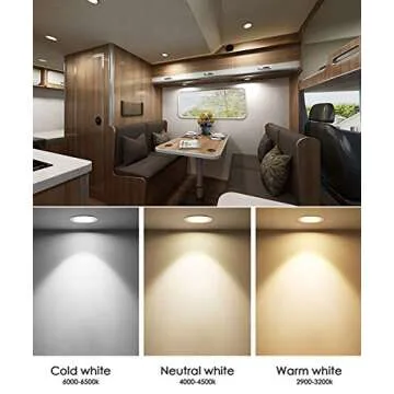 Ultra Slim 12V LED Lights Set for RVs and Campers