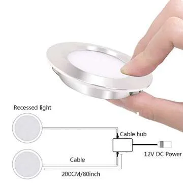 Ultra Slim 12V LED Lights Set for RVs and Campers