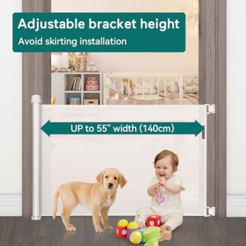Retractable Baby Gate for Safety & Convenience