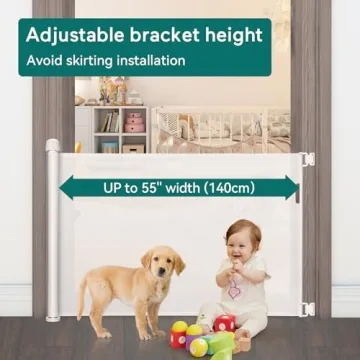 Retractable Baby Gate for Safety & Convenience