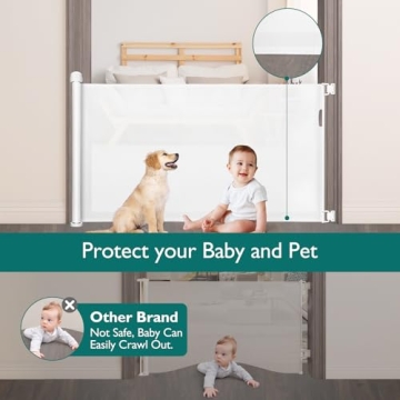 Retractable Baby Gate for Safety & Convenience