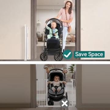 Retractable Baby Gate for Safety & Convenience