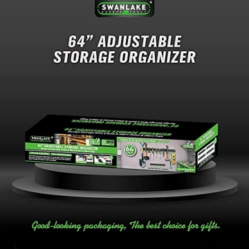 SWANLAKE 64 Inch Adjustable Storage System for Tool Organization