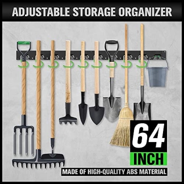 SWANLAKE 64 Inch Adjustable Storage System for Tool Organization