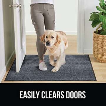 Gorilla Grip Heavy Duty Door Mat for High-Traffic Areas