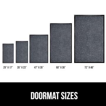 Gorilla Grip Heavy Duty Door Mat for High-Traffic Areas