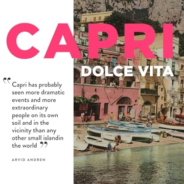 Capri Dolce Vita Coffee Table Book with Stunning Illustrations