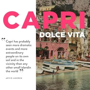 Capri Dolce Vita Coffee Table Book with Stunning Illustrations