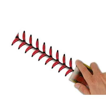 Adstape New Baseball Stitches Design Tape Cellophane Adhesive Baseball Tape Funny Home Decor