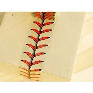 Adstape New Baseball Stitches Design Tape Cellophane Adhesive Baseball Tape Funny Home Decor