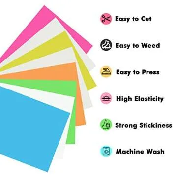 Custom Glow in Dark HTV Vinyl Bundle - 12" x 10"