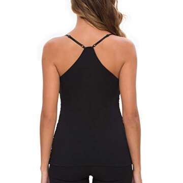 MANER Women’s Sequin Tops Glitter Party Strappy Tank Top - Glam & Comfort