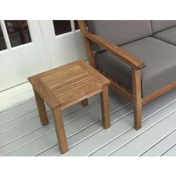 Chiang Teak Mai Side Table - Premium Grade A Teak Furniture