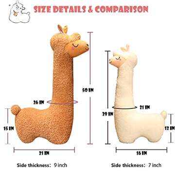 FEEZUSH Alpaca Plush Pillow - Perfect Gift for All Ages