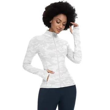 QUEENIEKE Women’s Full Zip Running Jacket for Active Wear