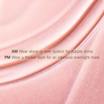 JLO BEAUTY Beso Balm Lip Mask | Ultra-Hydrating Glossy Finish, Visibly Plumps & Softens, Day & Overnight Lip Care Treatment, Vanilla Scented | 1 Pack