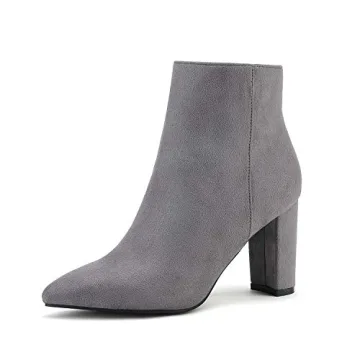 Stylish Chunky Heel Ankle Booties for Women
