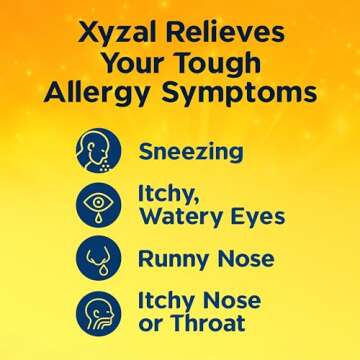 Xyzal Allergy Pills, 24-Hour Allergy Relief, 80-Count, Original Prescription Strength
