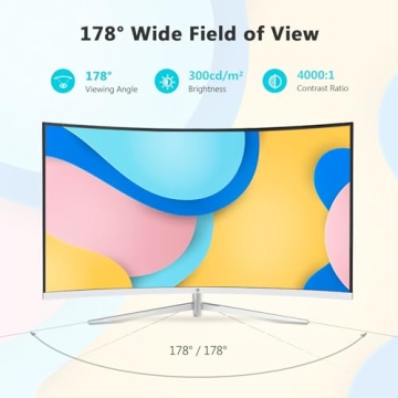 Z-Edge 24-inch Curved Gaming Monitor with 75Hz Refresh Rate