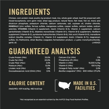 High Protein Small Breed Puppy Food with DHA and Chicken