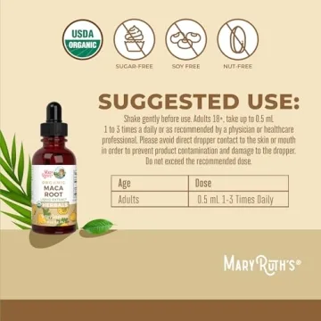Mary Ruth's Organic Maca Root Herbal Tincture 1 FZ