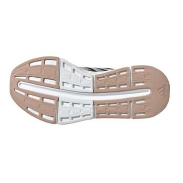 adidas Women's Swift Run23 Shoes Sneaker, Core Black/Champagne Metallic/White, 8